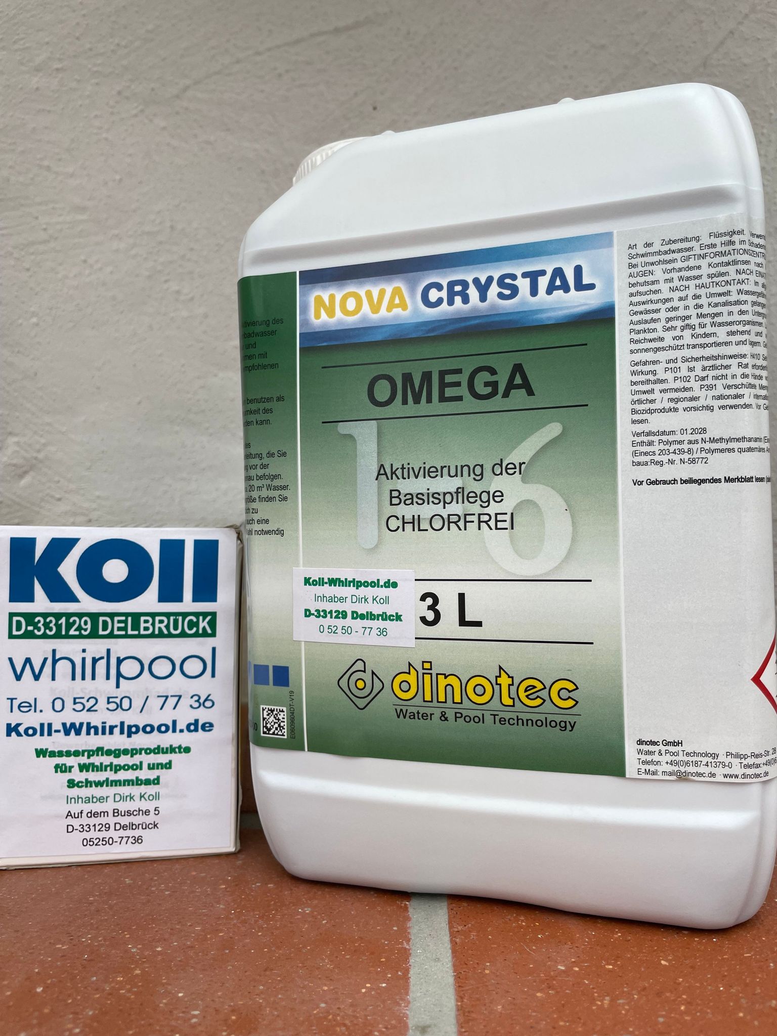 1050-423-00 Nova Crystal Omega 3l Koll-Desinfektion